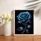 5D Blue Rose Diamond Painting Kit for Adults & Beginners – Full Drill Round DIY Flower Diamond Art, Paint by Diamond Dots Gem Craft for Home Wall Decor, 12x16 Inch